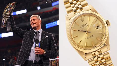 rolex cody rhodes|cody rhodes watches.